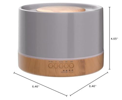 Essential Oil Diffuser with Natural Sound Music & Warm Night Light