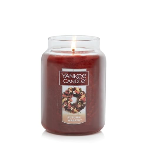 Yankee Candle Autumn Wreath Scent - 22oz | Thanksgiving Gifts For Hosts