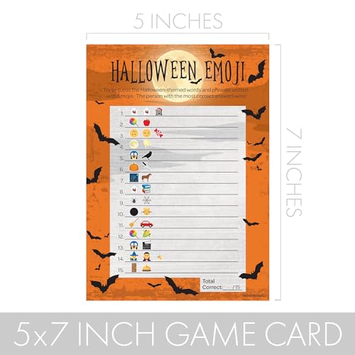 Halloween Party Emoji Guessing Game | Halloween Party Games