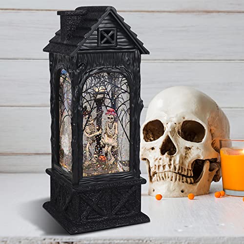 Halloween Ghost Projection Snow Globe Lantern with 6-Hour Timer | Halloween Decorations