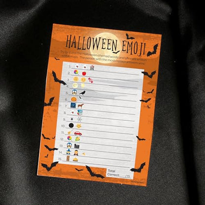 Halloween Party Emoji Guessing Game | Halloween Party Games