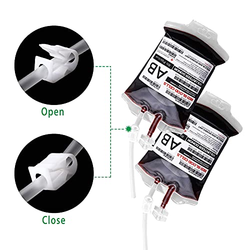 Blood Bag Drinking Pouches 10 Pack | 20 and 50 pack Available | Halloween Party Favors