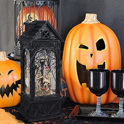 Halloween Ghost Projection Snow Globe Lantern with 6-Hour Timer | Halloween Decorations