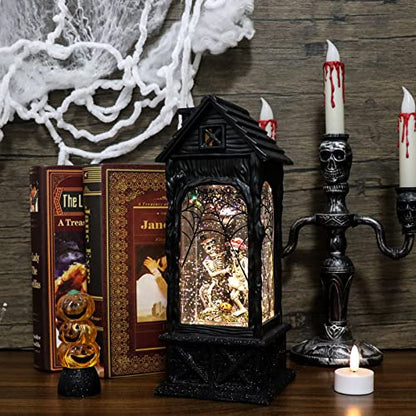 Halloween Ghost Projection Snow Globe Lantern with 6-Hour Timer | Halloween Decorations