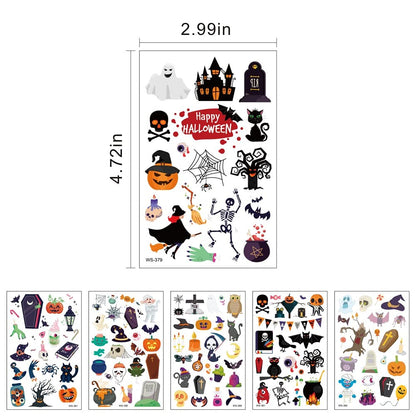 360 Pcs Halloween Temporary Tattoos for Kids