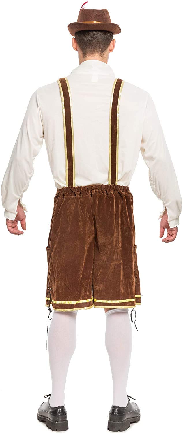 Men’s Oktoberfest Lederhosen Set | Adult Men's Halloween Costume