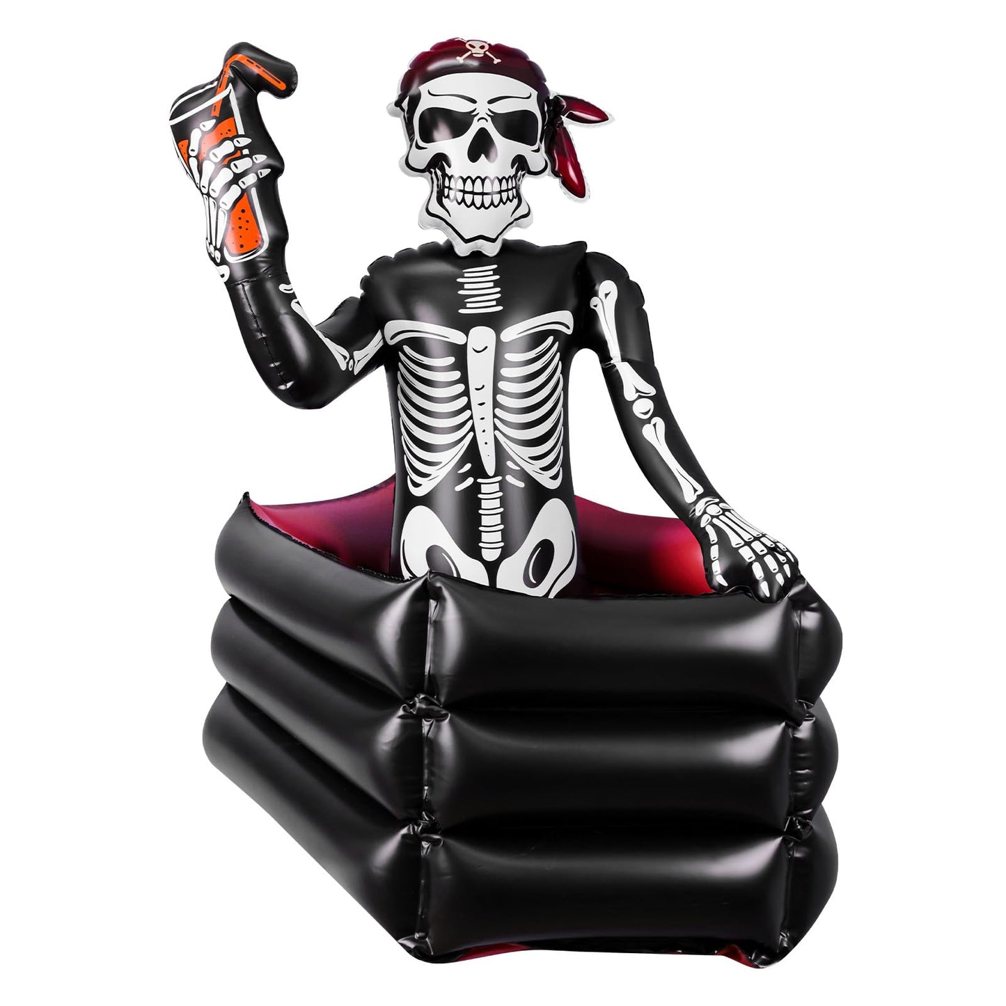 Halloween Inflatable Skeleton Drink Cooler | Size 39 Inch Height | Halloween Party Decorations