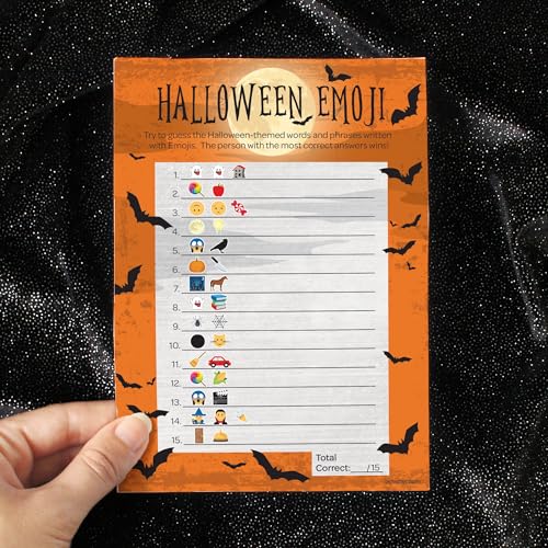 Halloween Party Emoji Guessing Game | Halloween Party Games