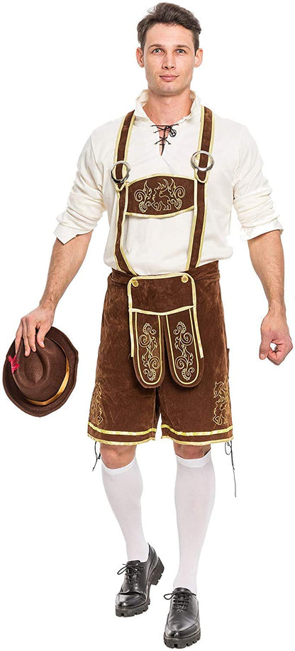 Men’s Oktoberfest Lederhosen Set | Adult Men's Halloween Costume