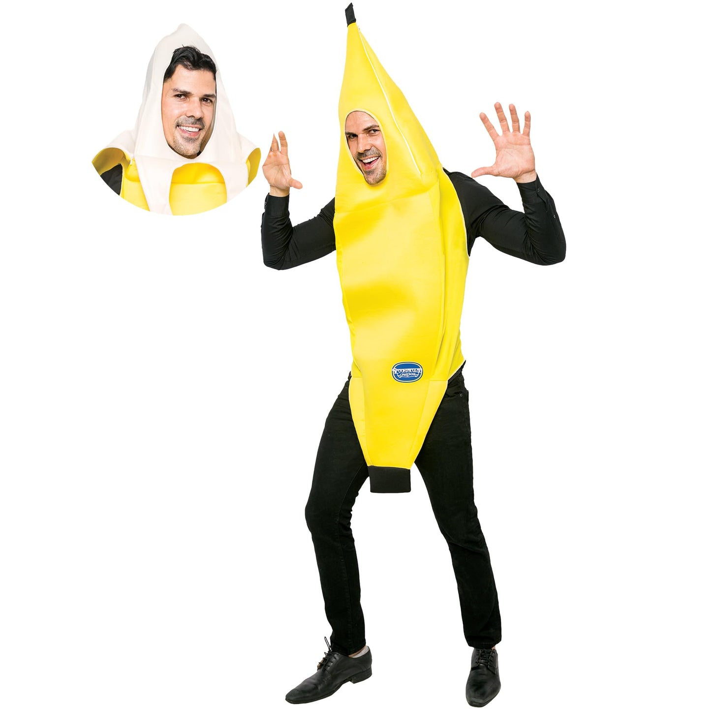 A-Peeling Banana Adult Halloween Costume | Sizes S - 2XL