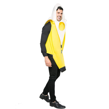 A-Peeling Banana Adult Halloween Costume | Sizes S - 2XL