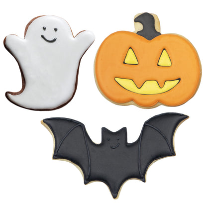 Pumpkin, Ghost & Bat Halloween Cookie Cutters | 3-Pc Set