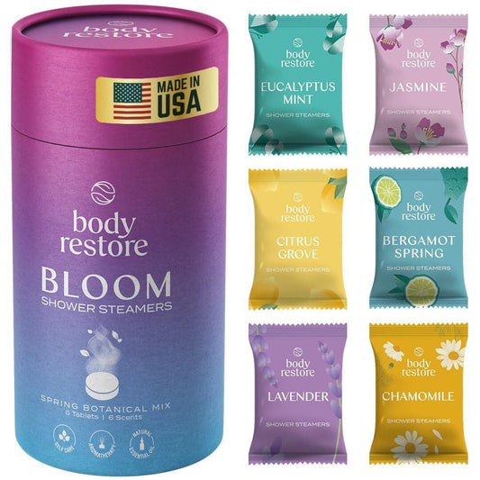 Body Restore Shower Steamers - Aromatherapy 6 Pack | Christmas Gifts For Her