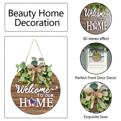 Interchangeable Seasonal Welcome Sign | Decorations For All Seasons Of The Year