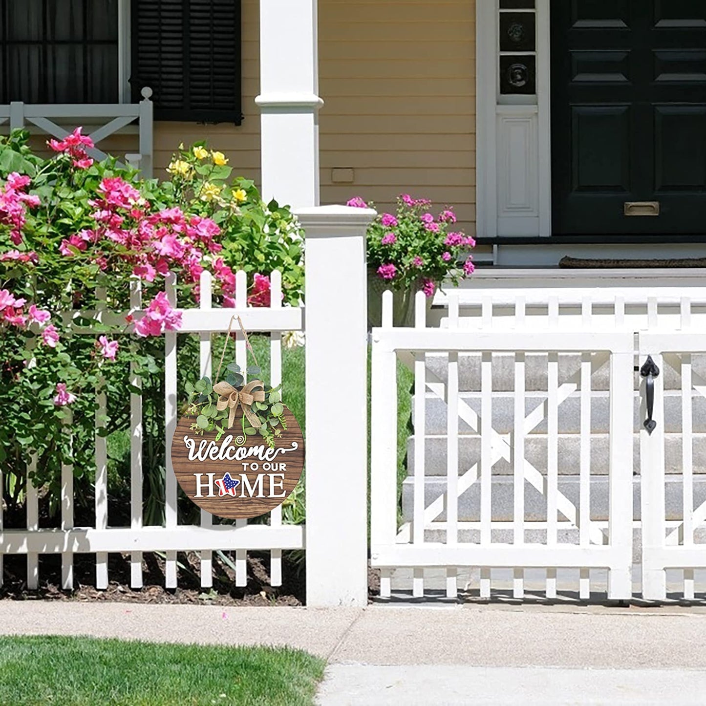 Interchangeable Seasonal Welcome Sign | Decorations For All Seasons Of The Year