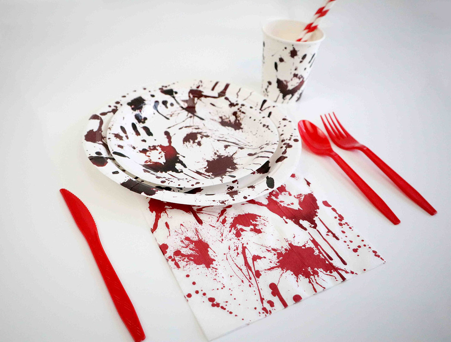 All-In-One Bloody Halloween Party Pack | Halloween Party Supplies | Serves 20 Guests