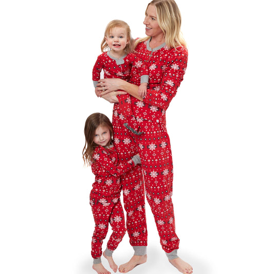 Family Matching Holiday Pajamas and Pet Bandana | Organic Cotton | Available in various prints and colors