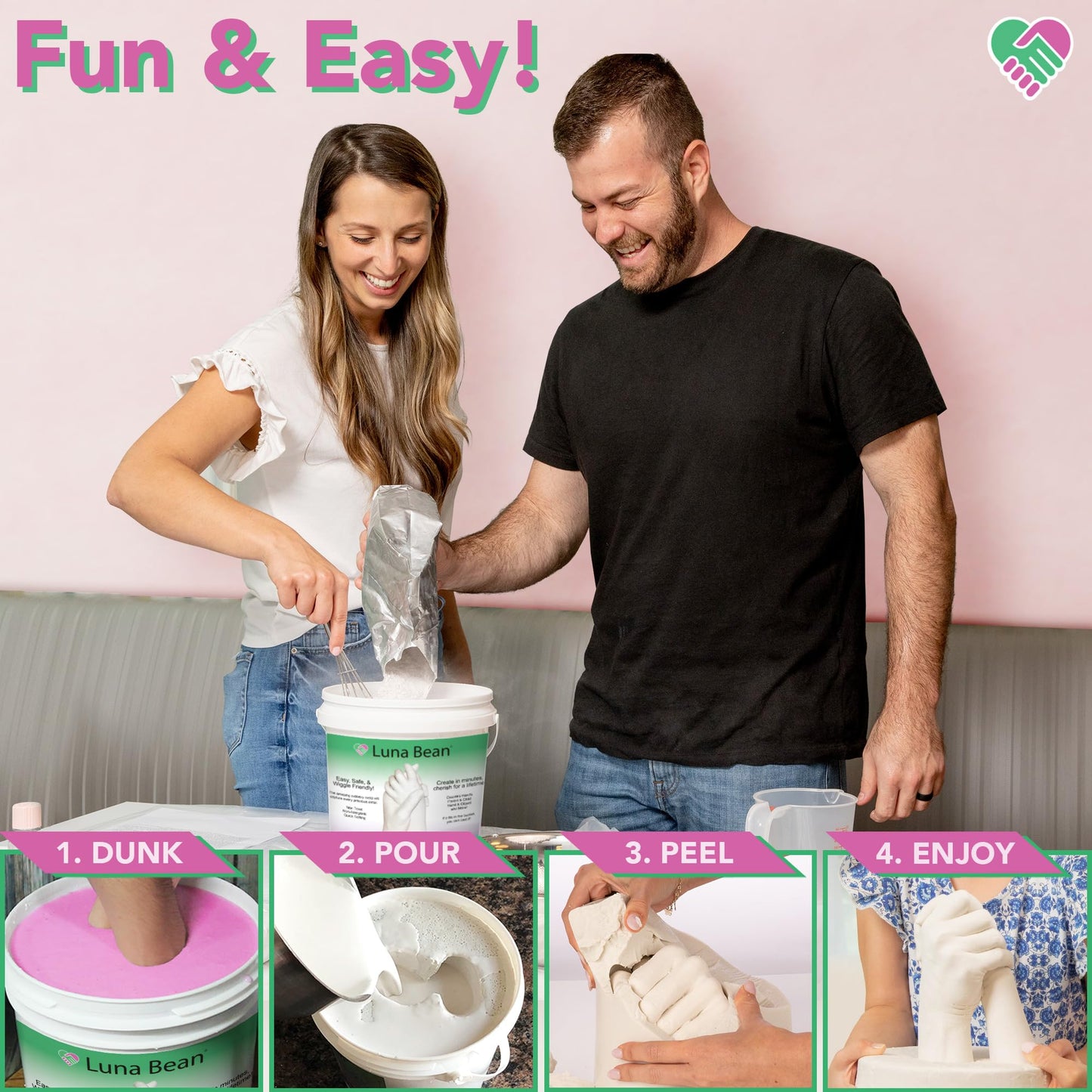 Luna Bean Hand Casting Kit | Christmas Gifts For Couples