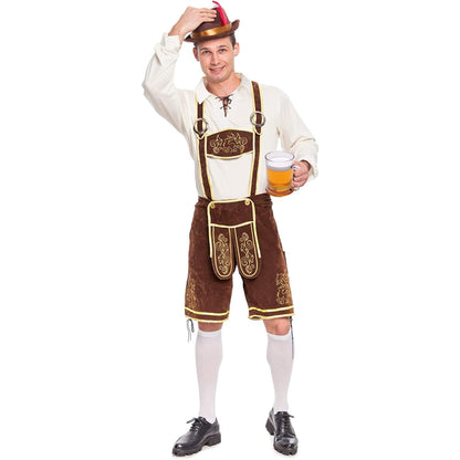 Men’s Oktoberfest Lederhosen Set | Adult Men's Halloween Costume